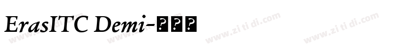 ErasITC Demi字体转换